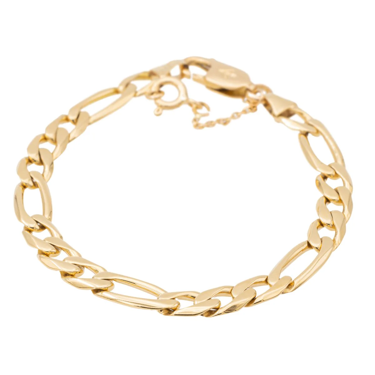Bracelet Maille gourmette en or jaune