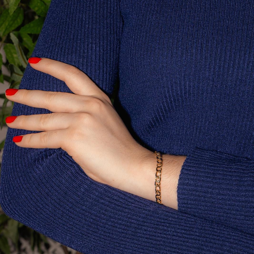 Bracelet Maille en or jaune - Image 2