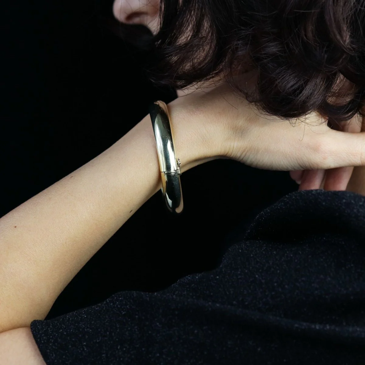 Bracelet Jonc en or jaune - Image 2