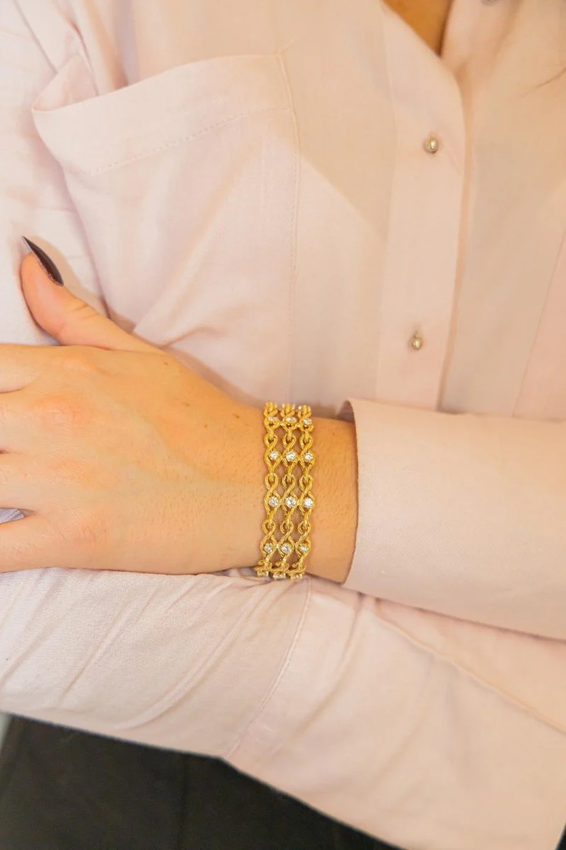 Bracelet Or jaune Diamant - Image 2