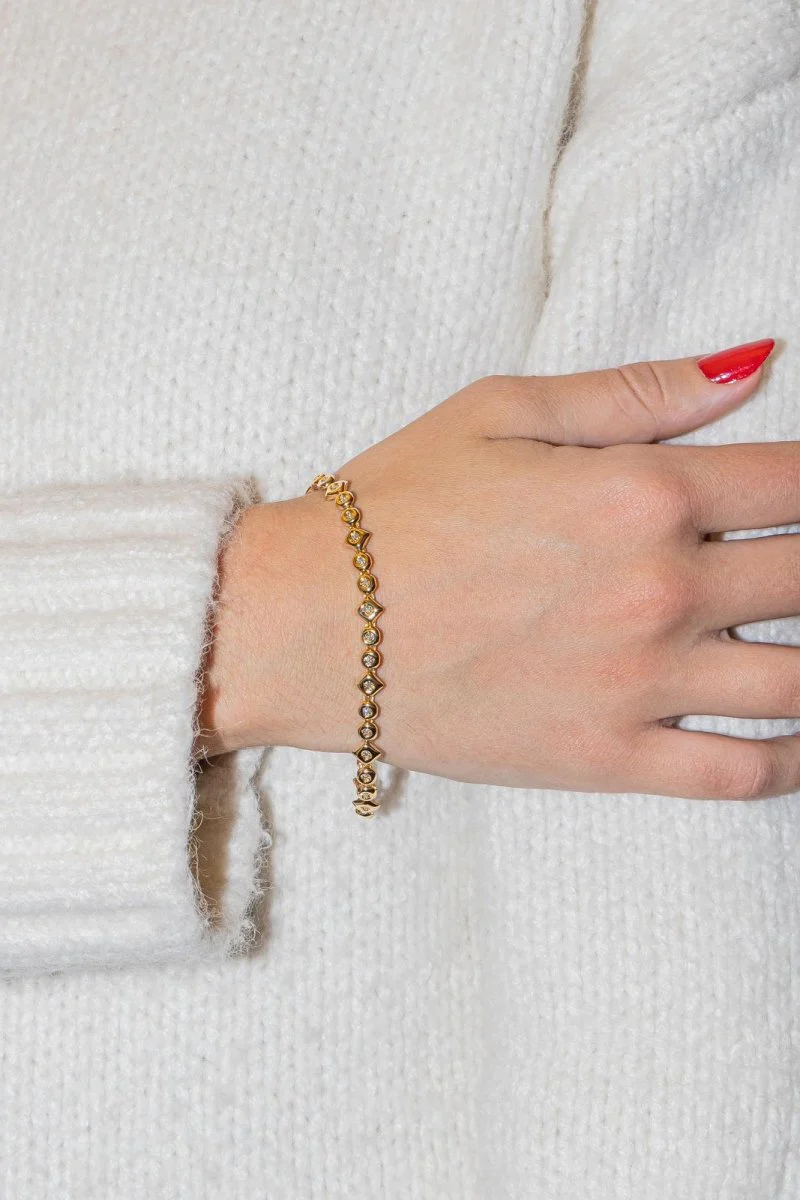 Bracelet Or jaune Diamant - Image 2