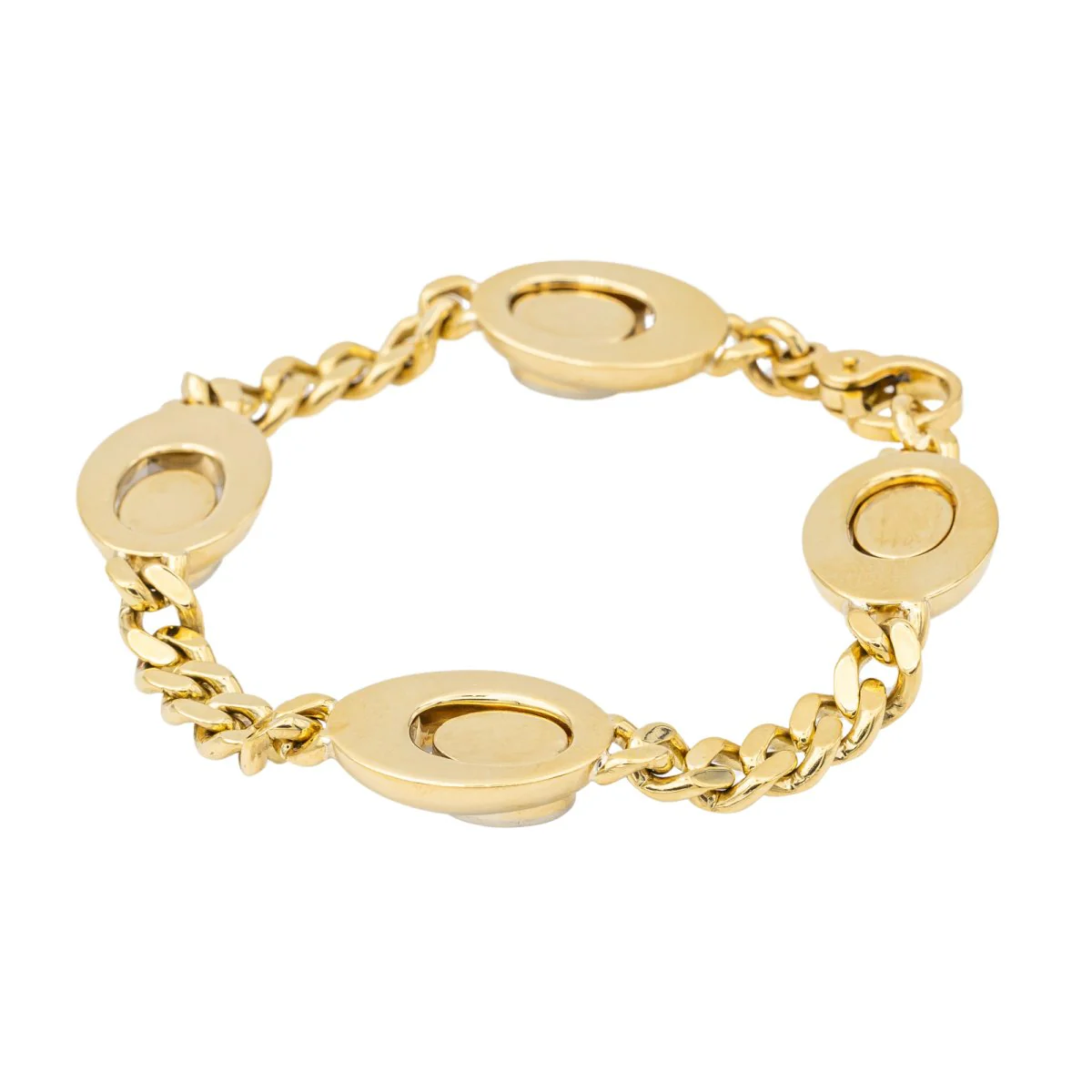 Bracelet en or jaune et diamant - Image 6