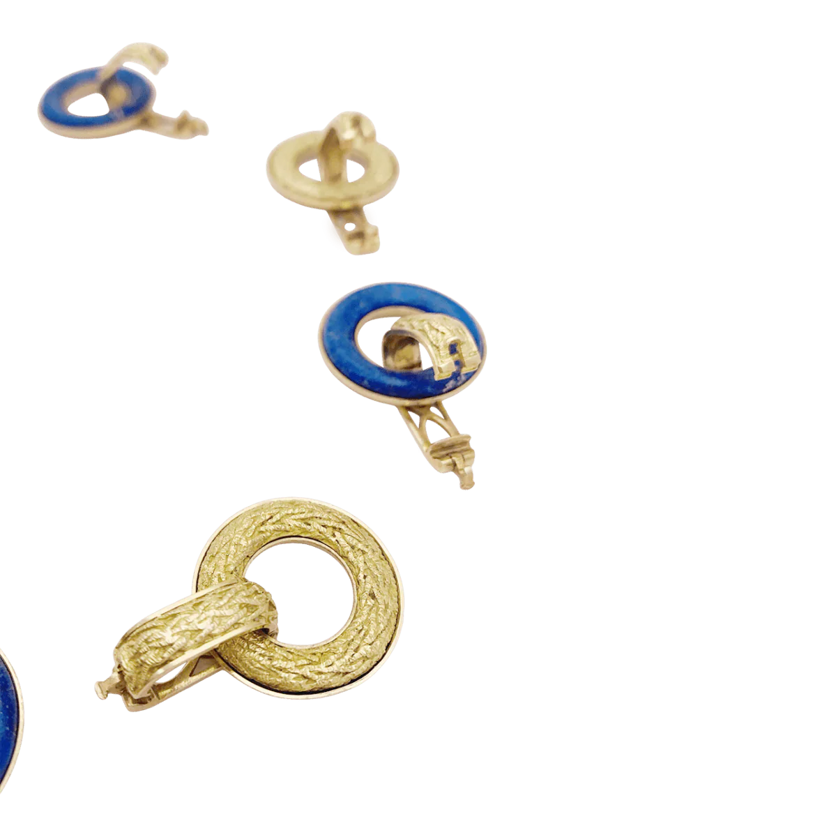 Bracelet en or jaune et lapis-lazuli - Image 5