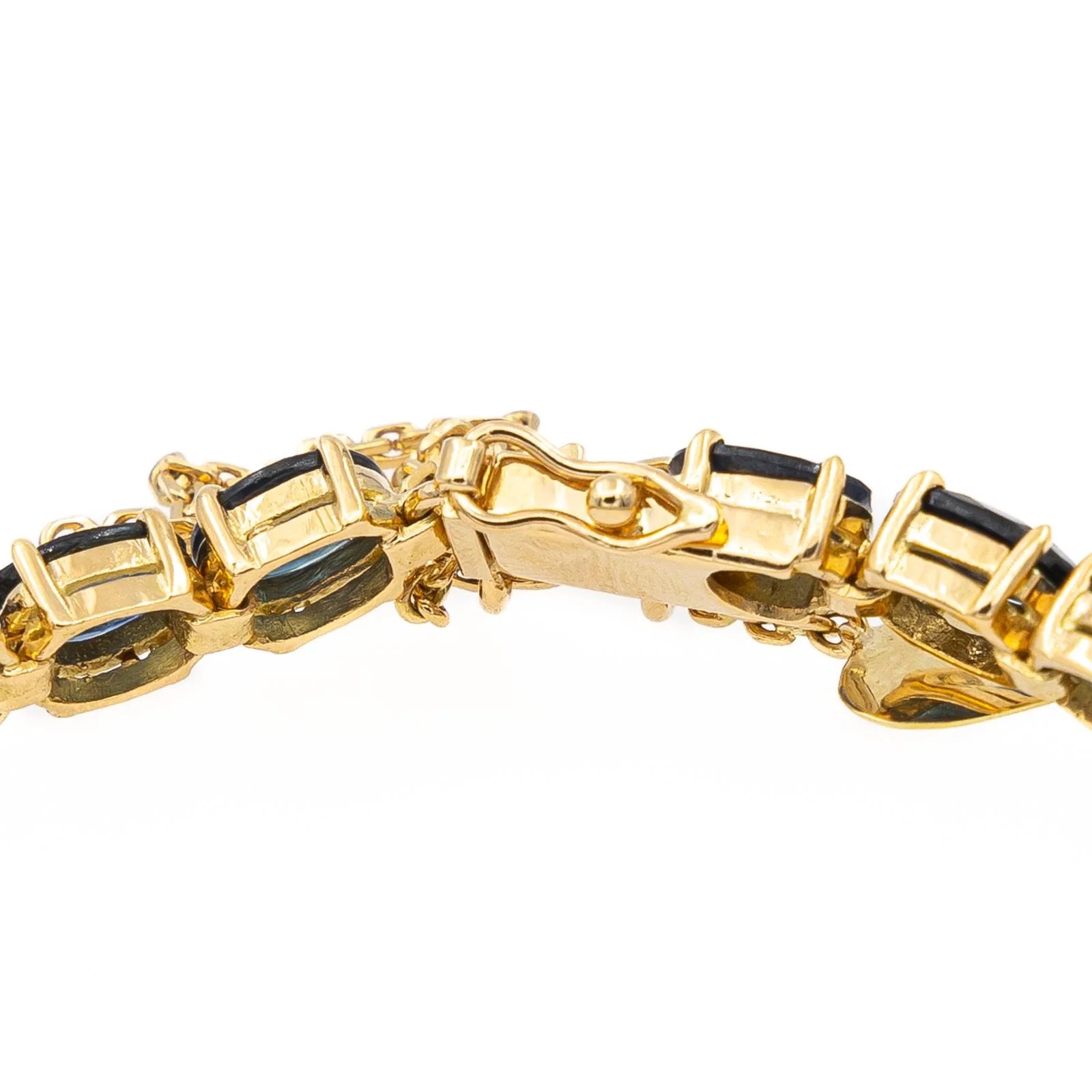 Bracelet Or jaune Saphir - Image 3