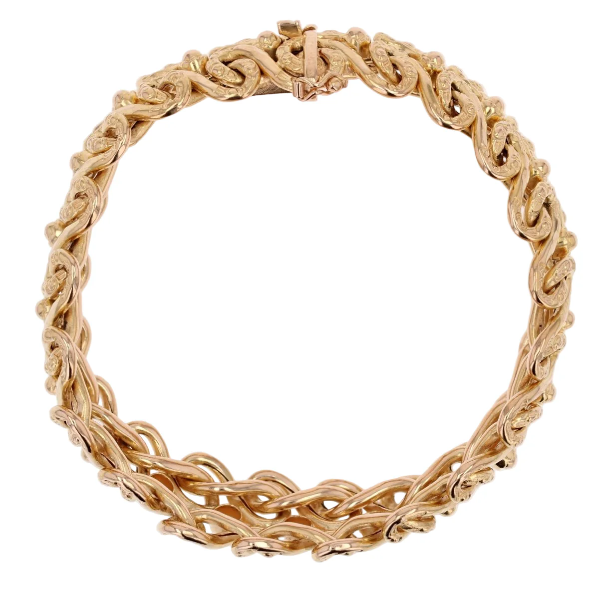 Bracelet Maille en or jaune - Image 4