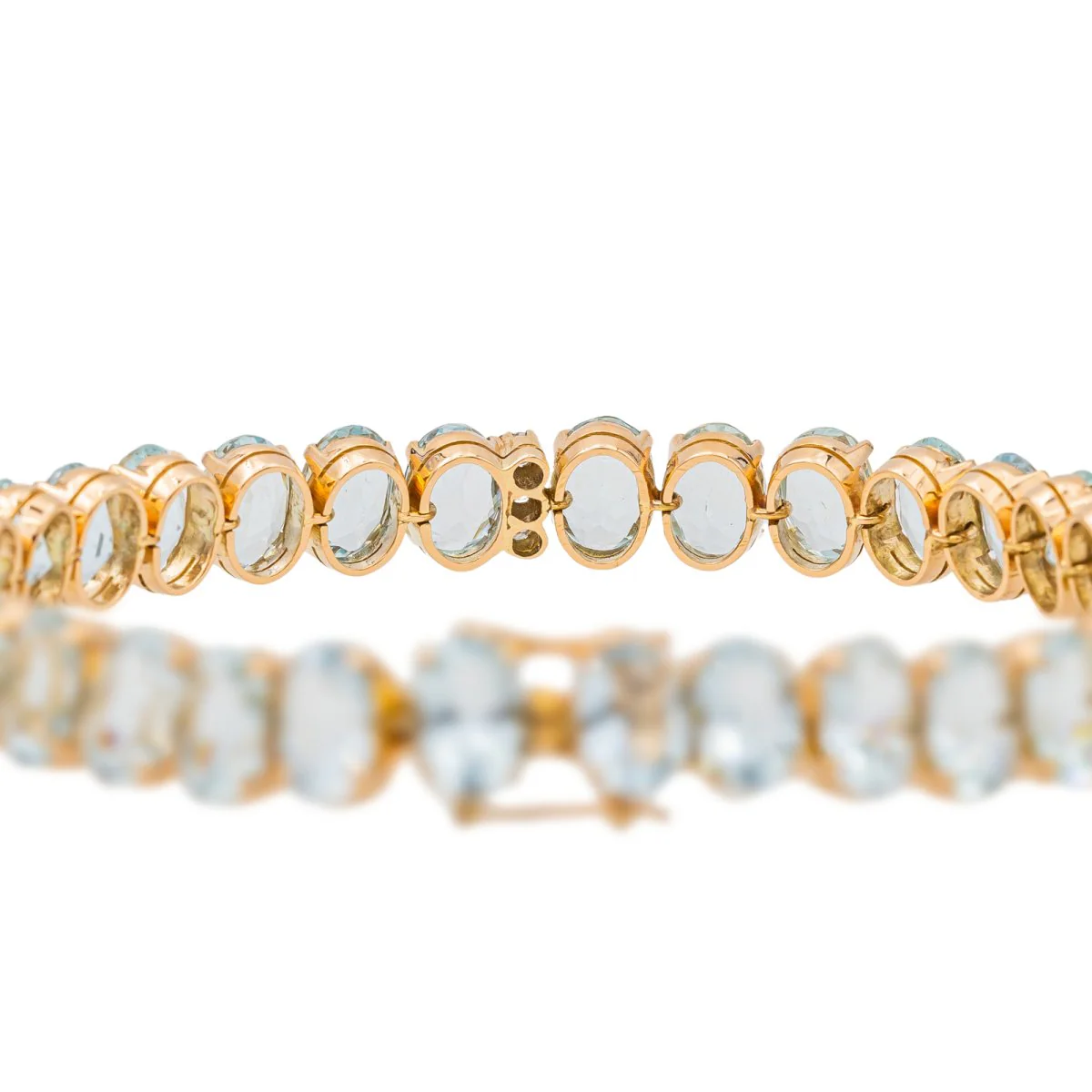 Bracelet Or rose Aigue Marine - Image 5