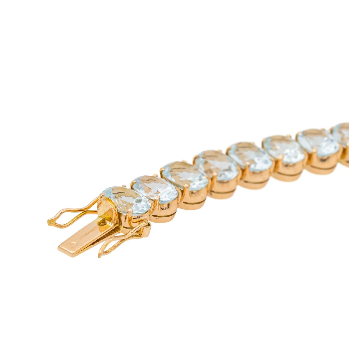 Bracelet Or rose Aigue Marine - Image 7