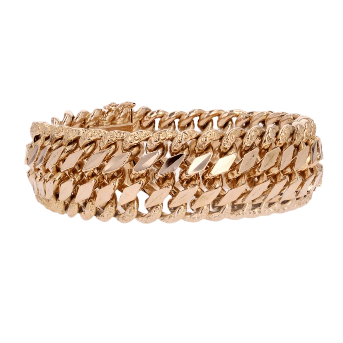 Bracelet Maille en or rose