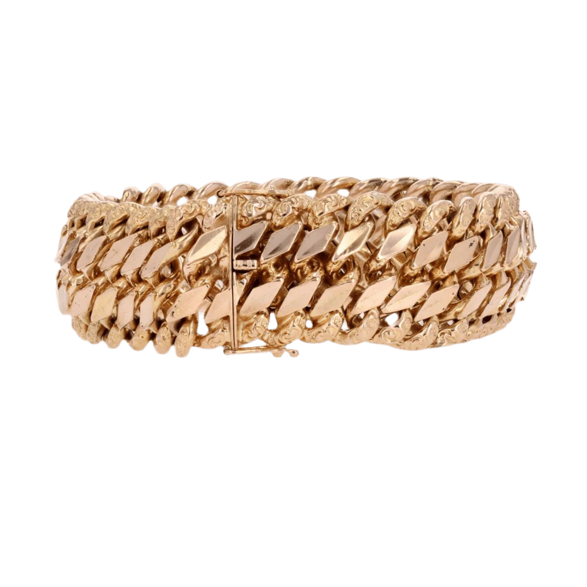 Bracelet Maille en or rose - Image 2