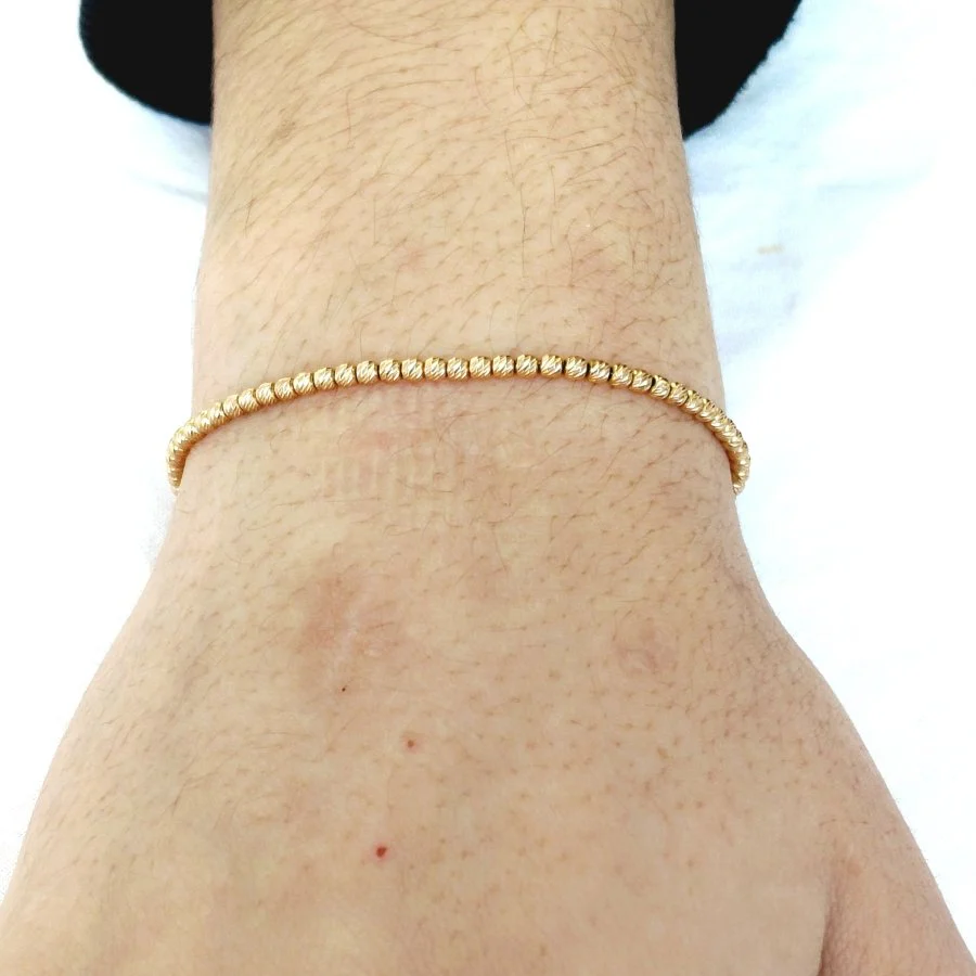 Bracelet Maille en or rose - Image 2