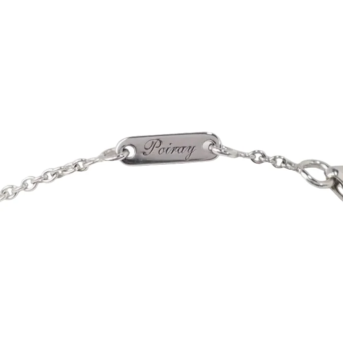 Bracelet Breloque POIRAY "Coeur Entrelacé" en or blanc - Image 3
