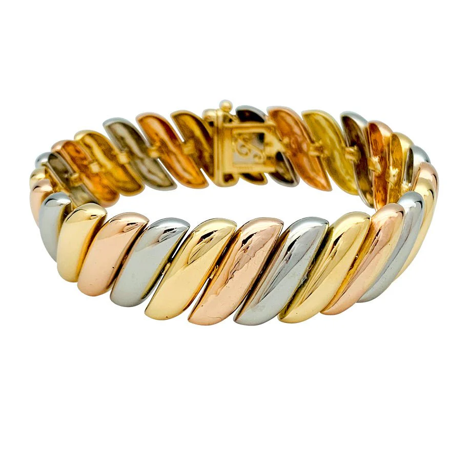 Bracelet POIRAY en trois tons d'or
