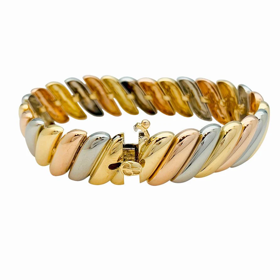 Bracelet POIRAY en trois tons d'or - Image 4