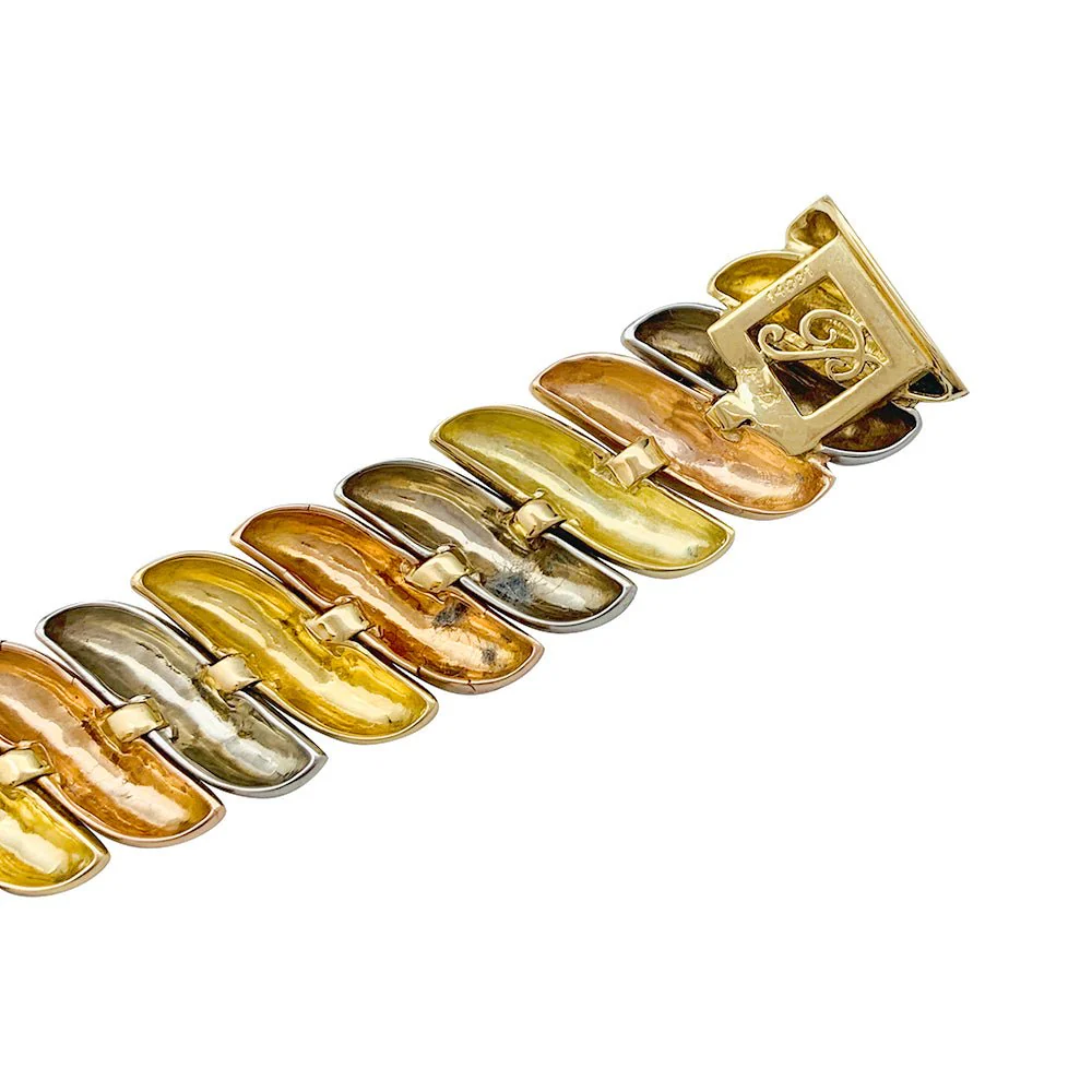 Bracelet POIRAY en trois tons d'or - Image 5