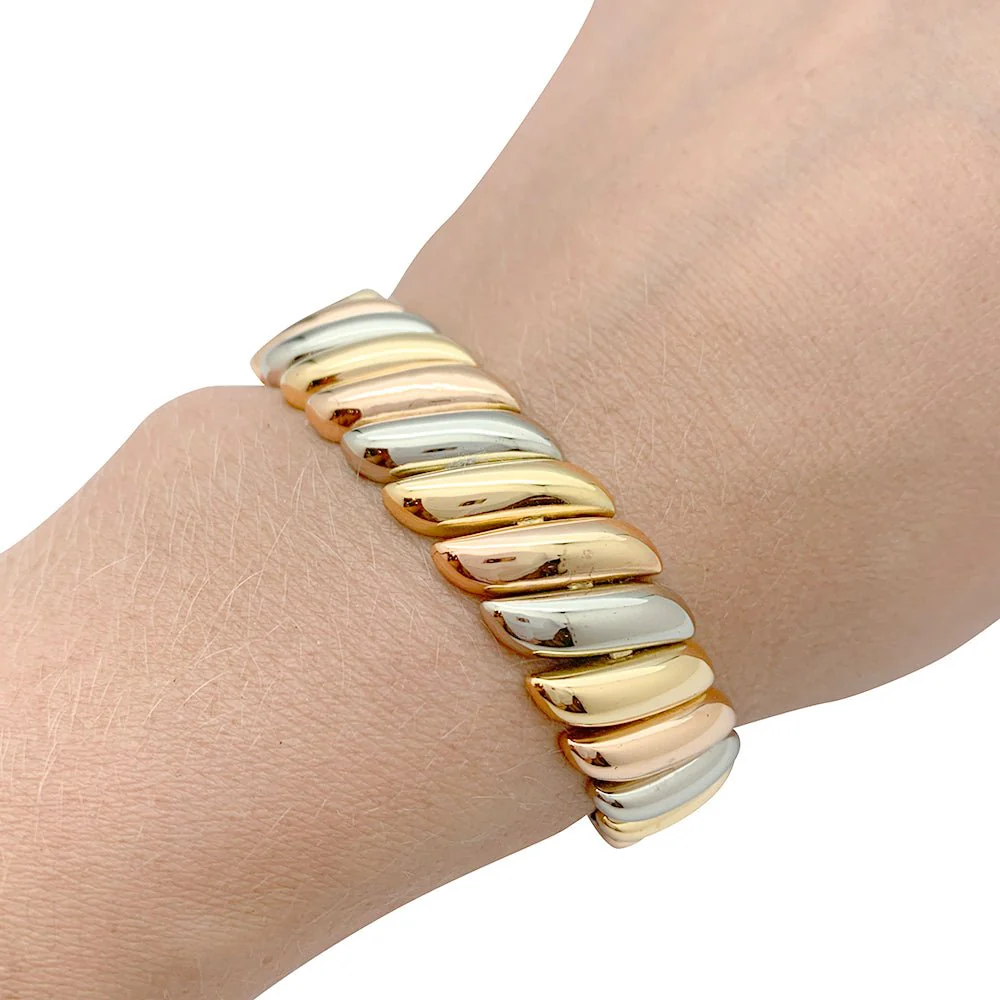 Bracelet POIRAY en trois tons d'or - Image 6
