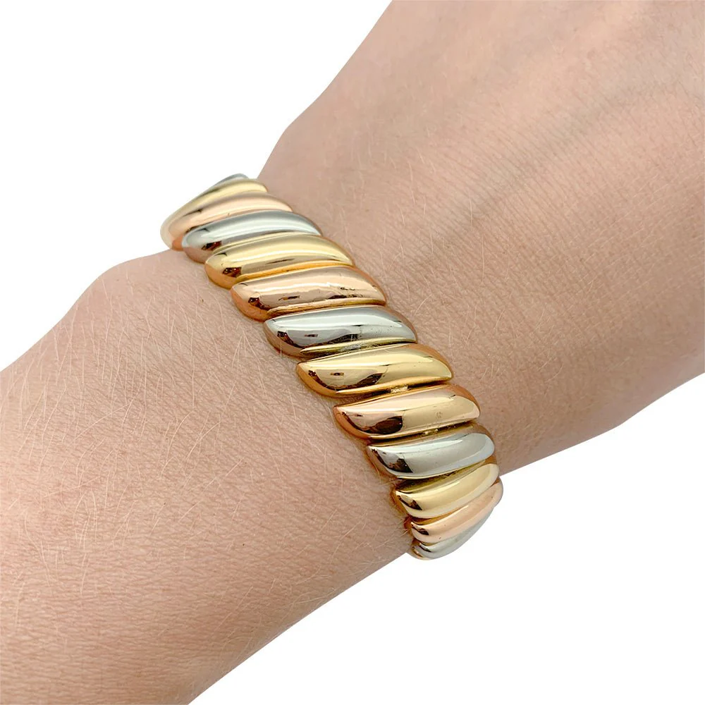 Bracelet POIRAY en trois tons d'or - Image 7