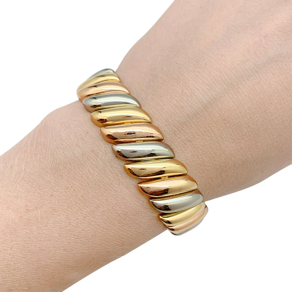 Bracelet POIRAY en trois tons d'or - Image 8