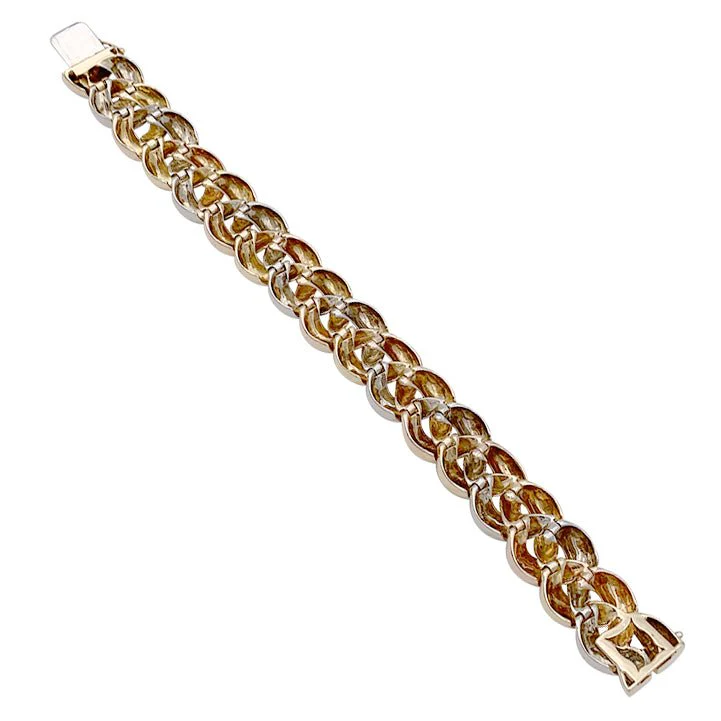 Bracelet POIRAY "Tresse" trois ors - Image 3