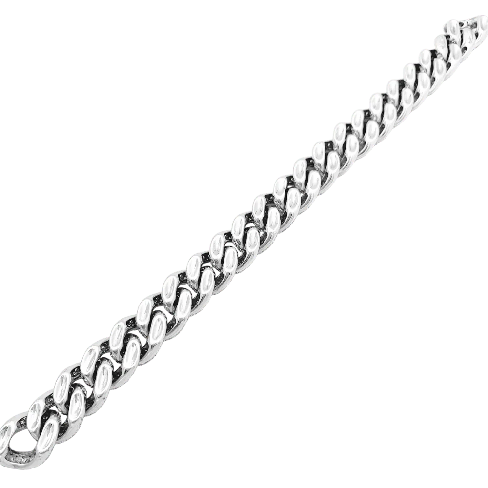 Bracelet Maille POMELLATO "Catene" en or blanc et diamants - Image 5
