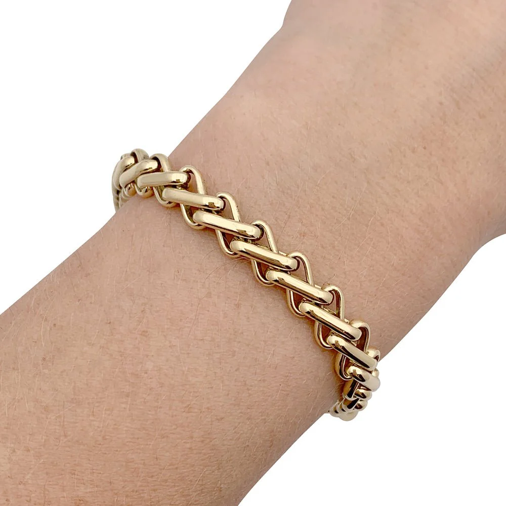 Bracelet Pomellato, deux ors et diamants - Image 4