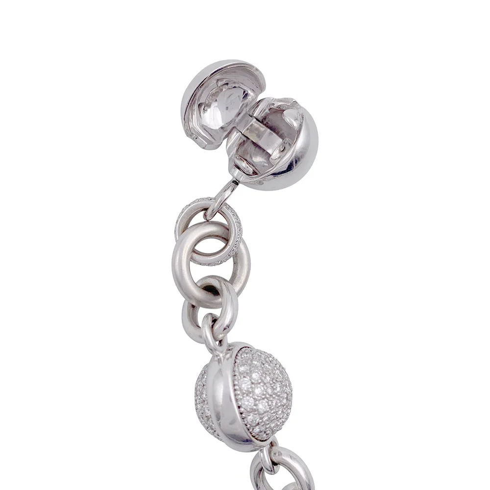 Bracelet Pomellato or blanc, diamants - Image 3