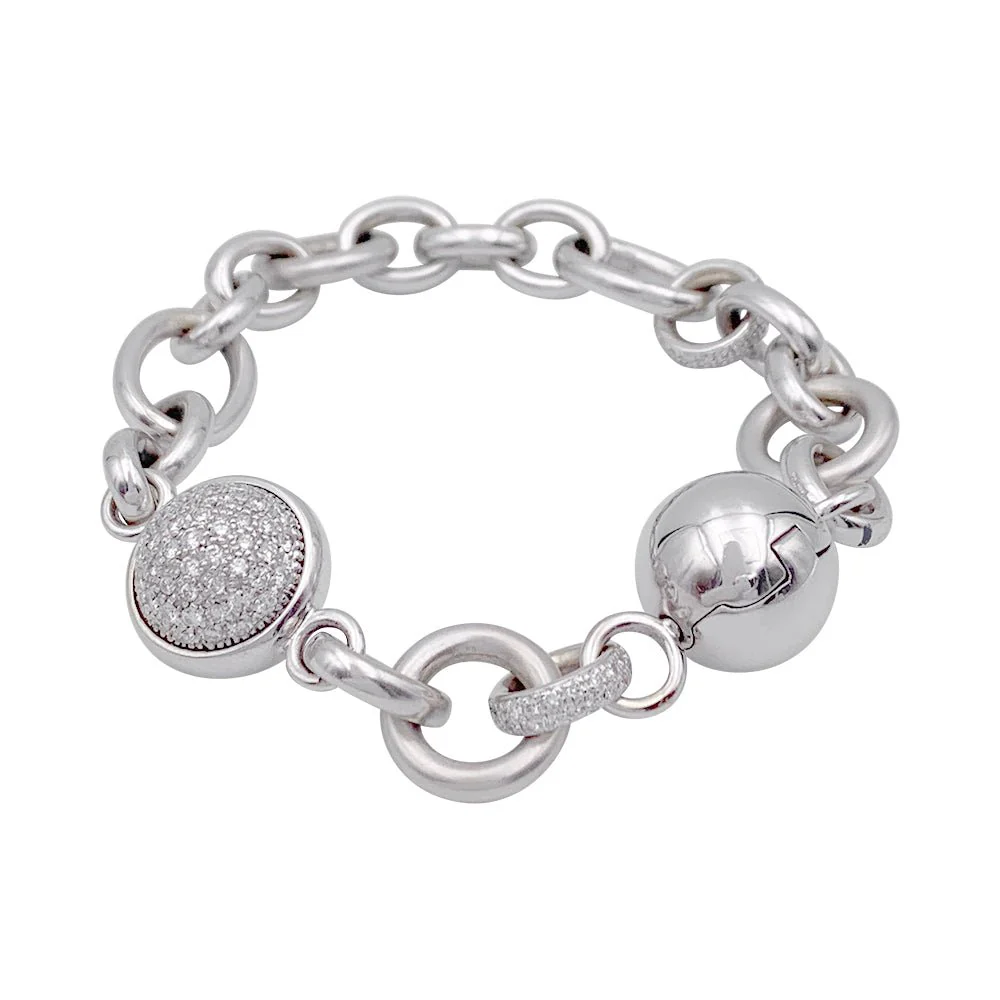 Bracelet Pomellato or blanc, diamants - Image 4