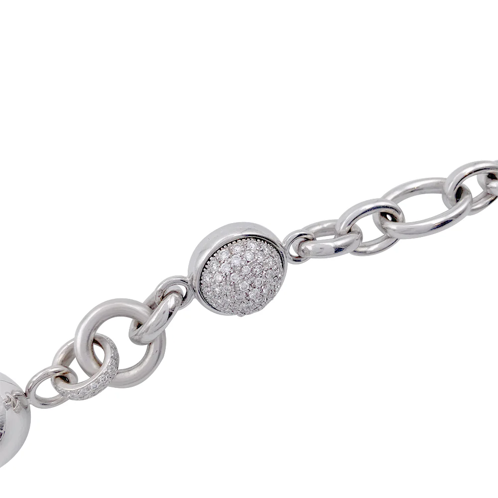 Bracelet Pomellato or blanc, diamants - Image 7