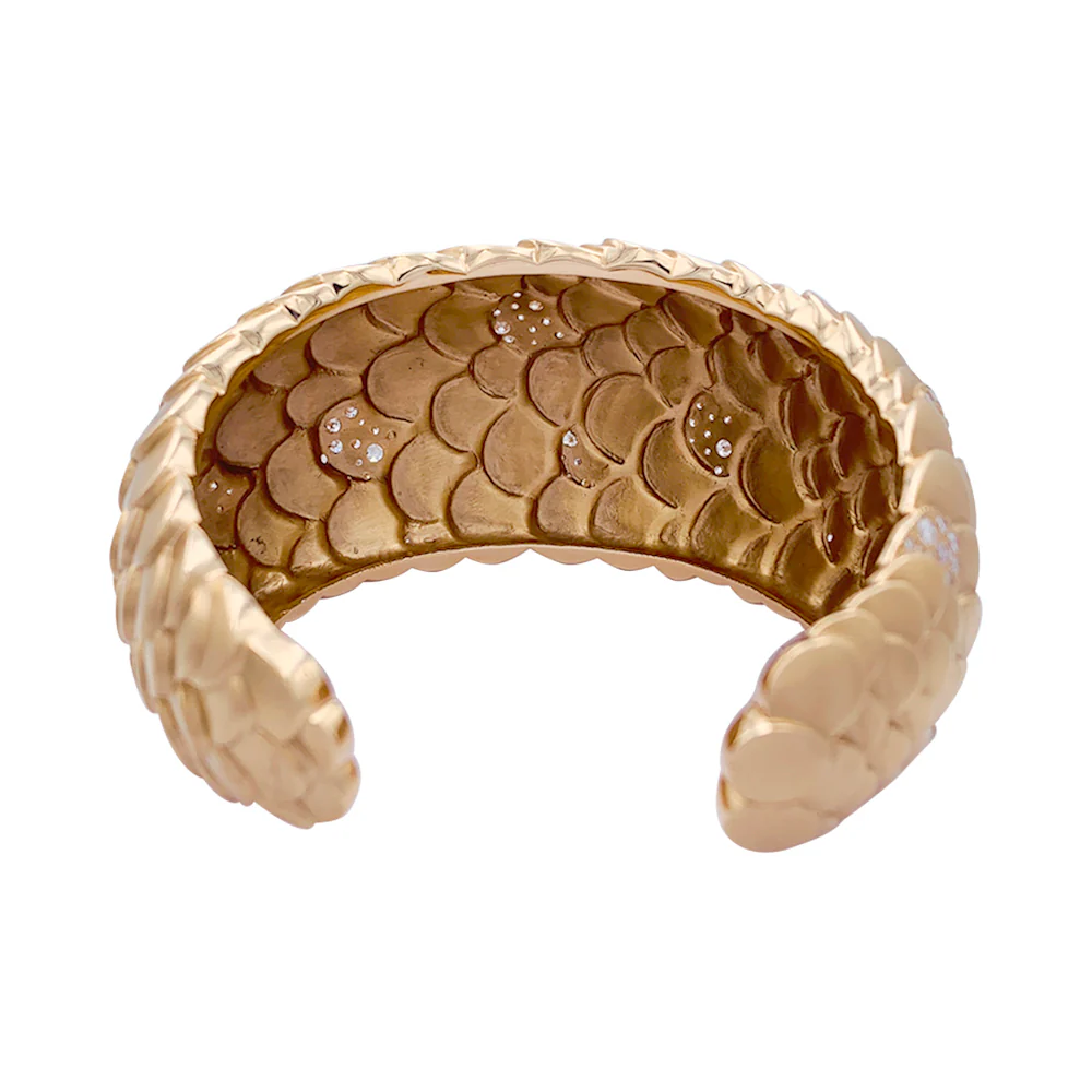Bracelet Pomellato, "Sirène", or rose, diamants - Image 5