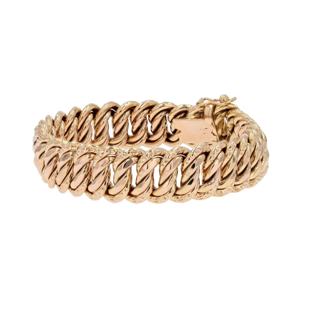 Bracelet Maille en or rose - Image 3