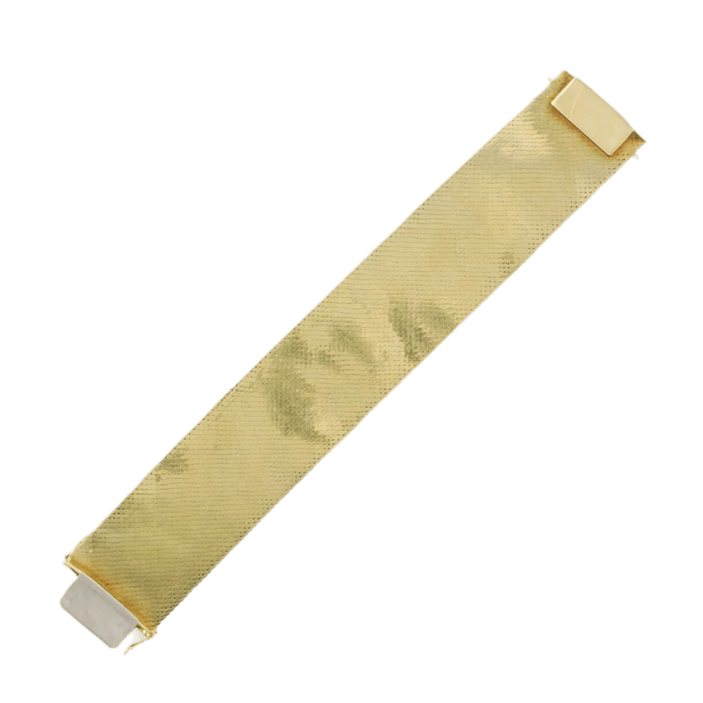 Bracelet Manchette en or jaune et or blanc - Image 6