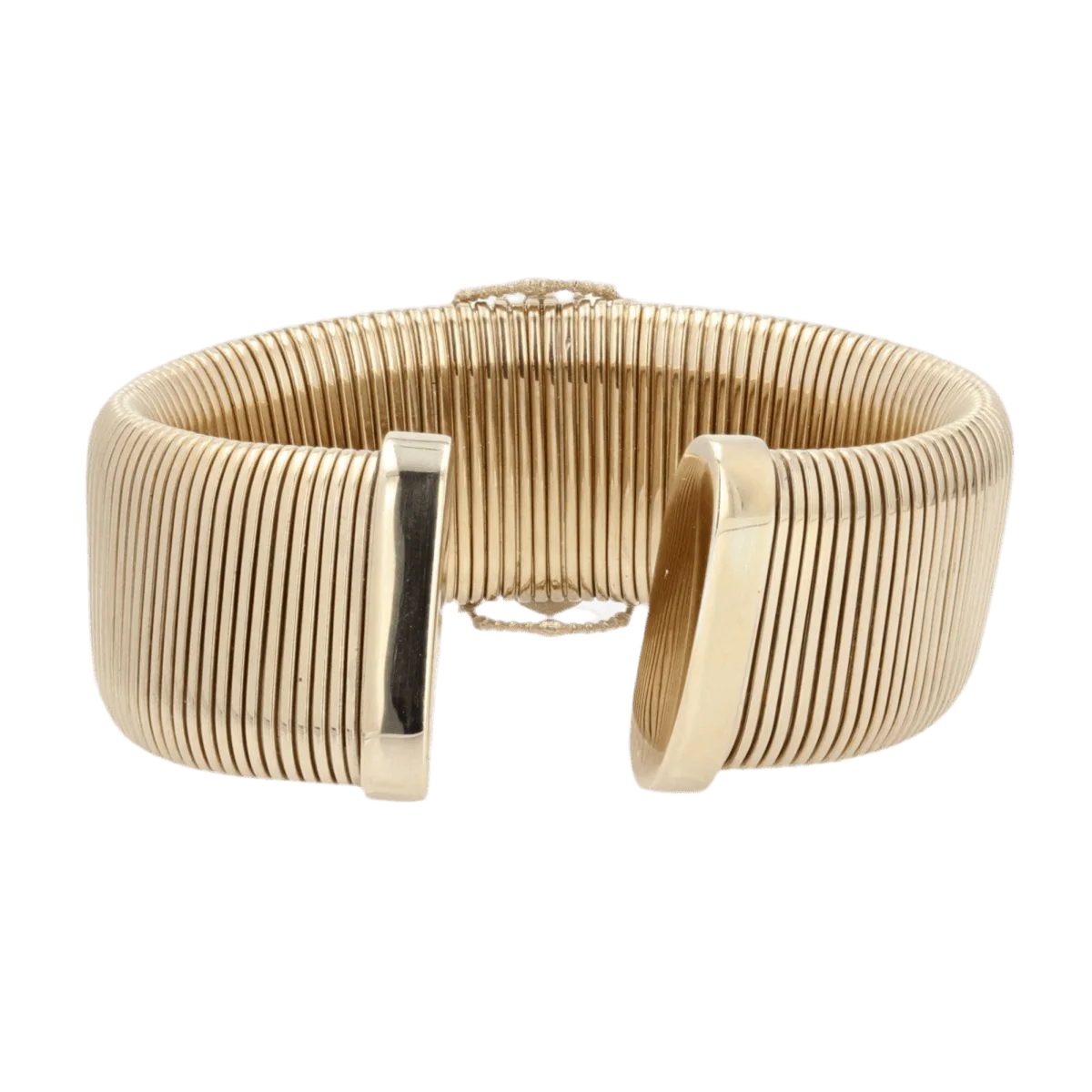 Bracelet Souple en vermeil, argent, recouvert d'or jaune - Image 5