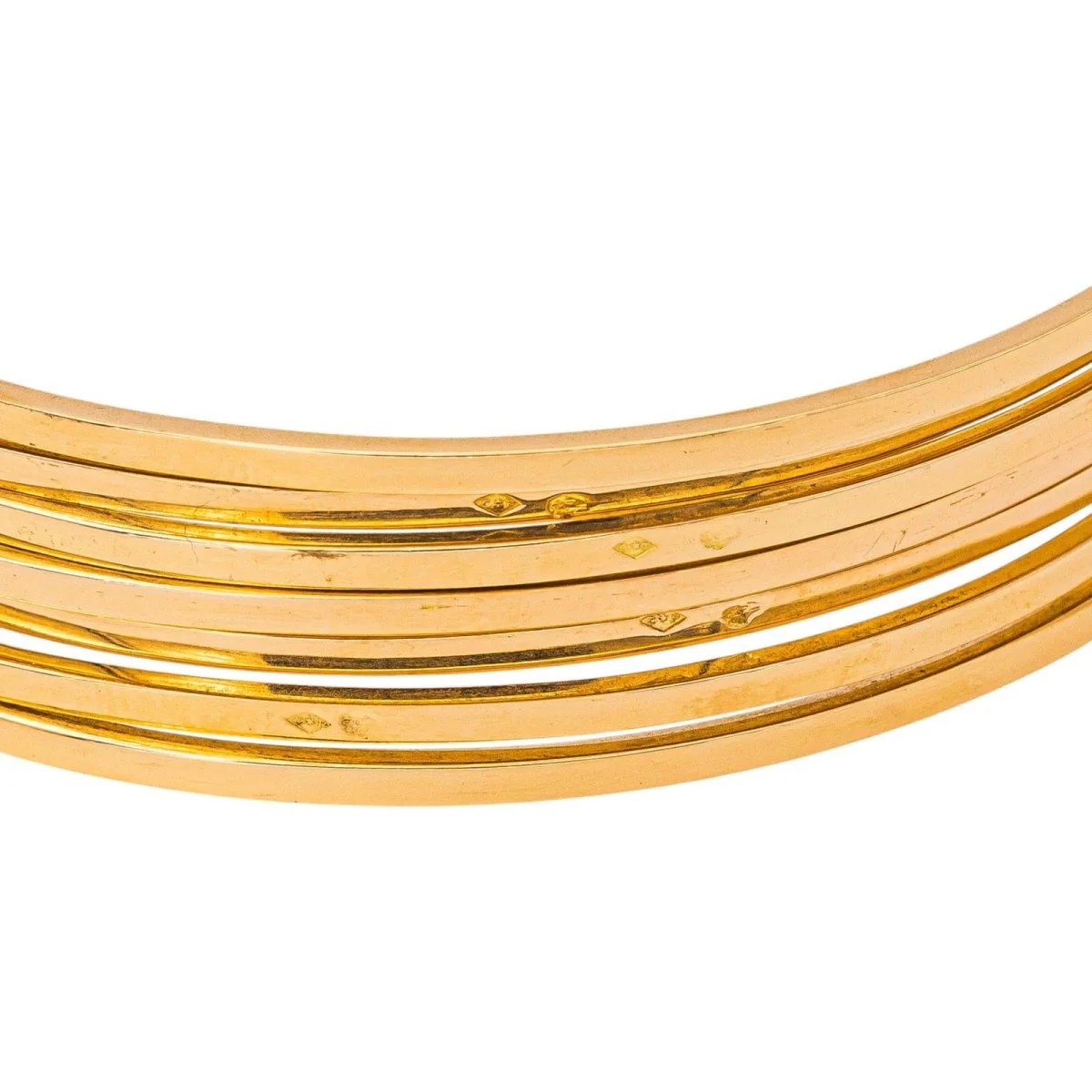 Bracelet Semainier en or jaune - Image 7
