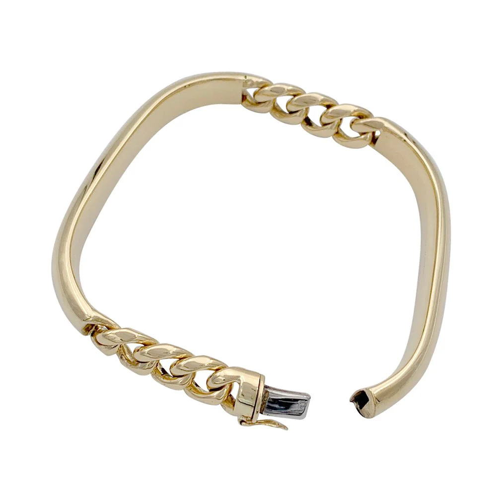 Bracelet semi rigide or jaune - Image 3