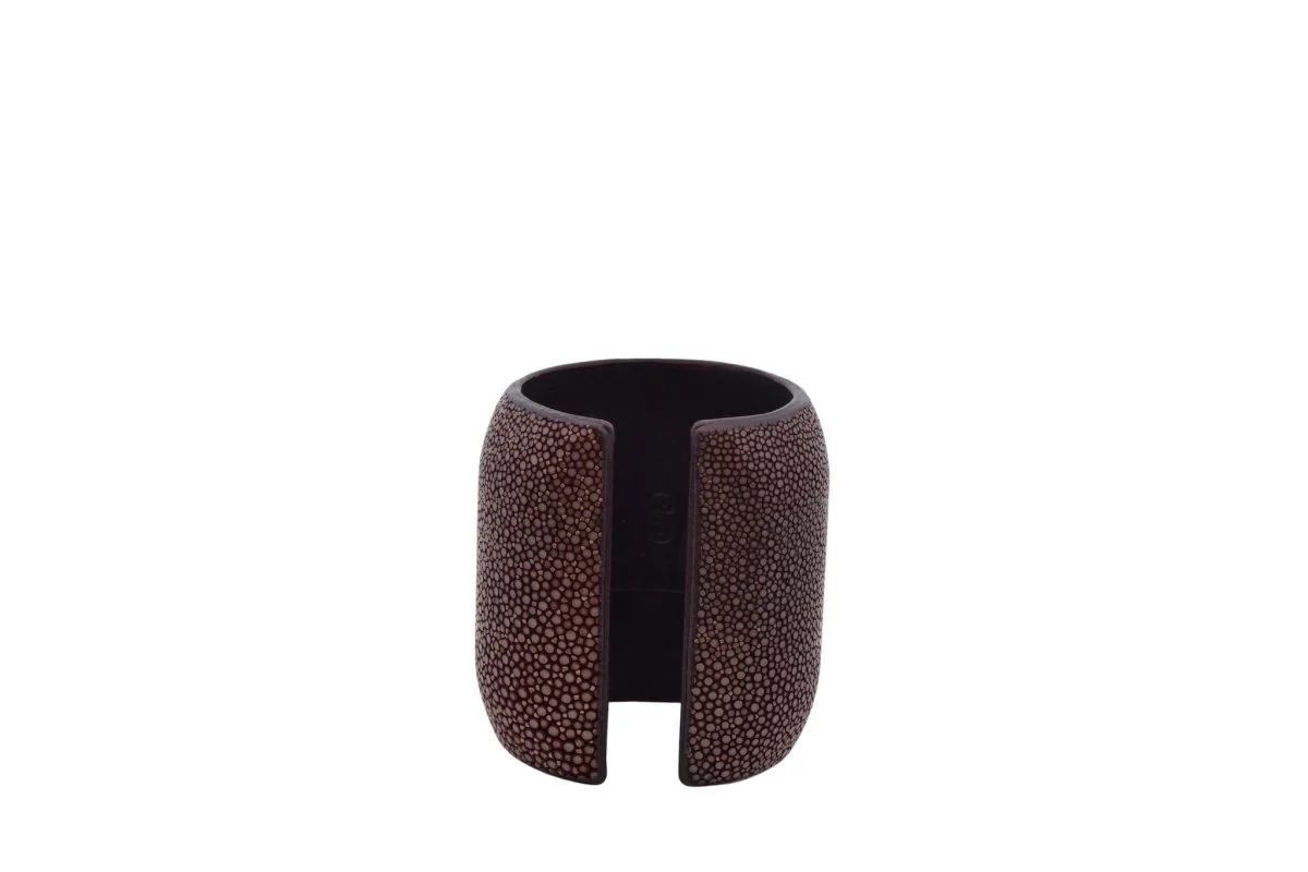 Bracelet Senti en galuchat et tourmalines - Image 5