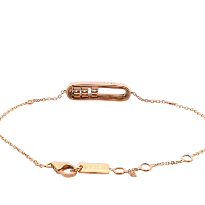 Bracelet Souple MESSIKA en or jaune et diamants - Image 2