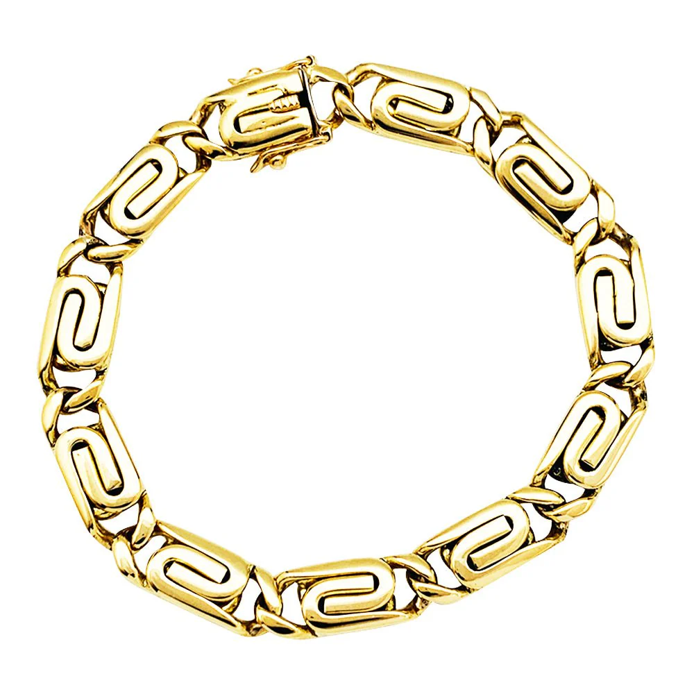 Bracelet souple en or jaune