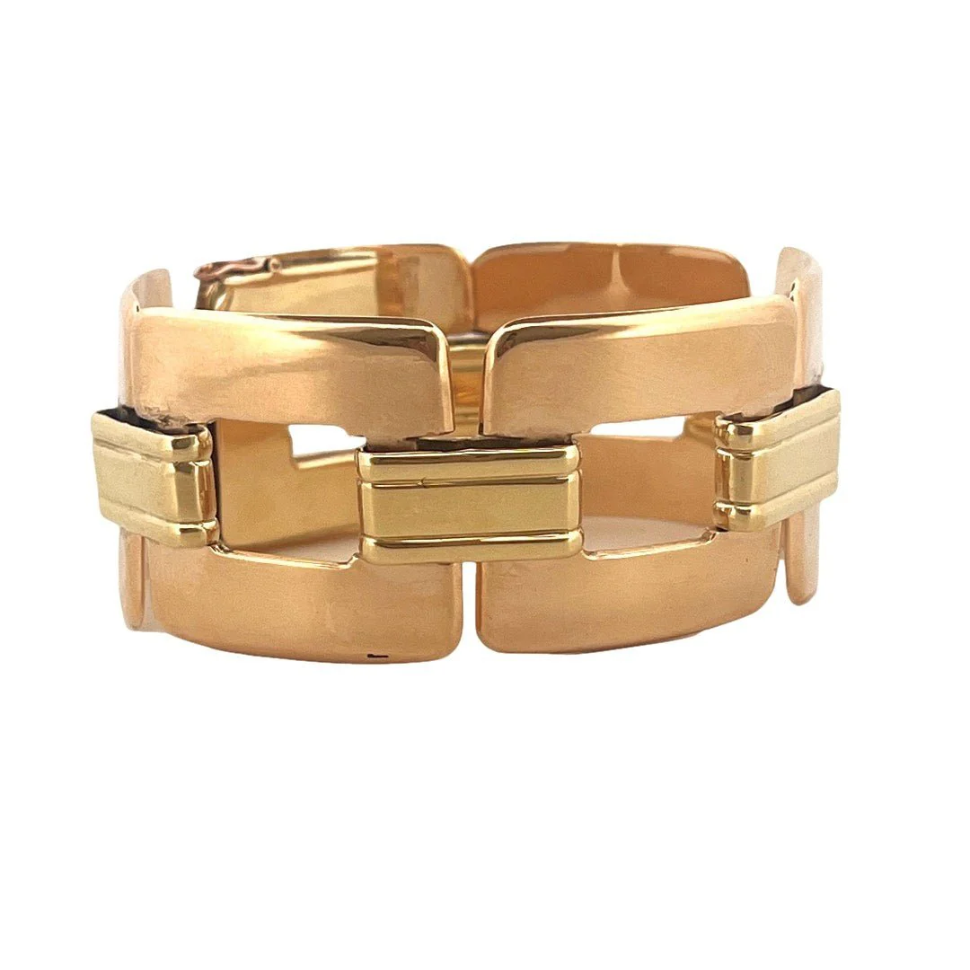 Bracelet Manchette en or jaune