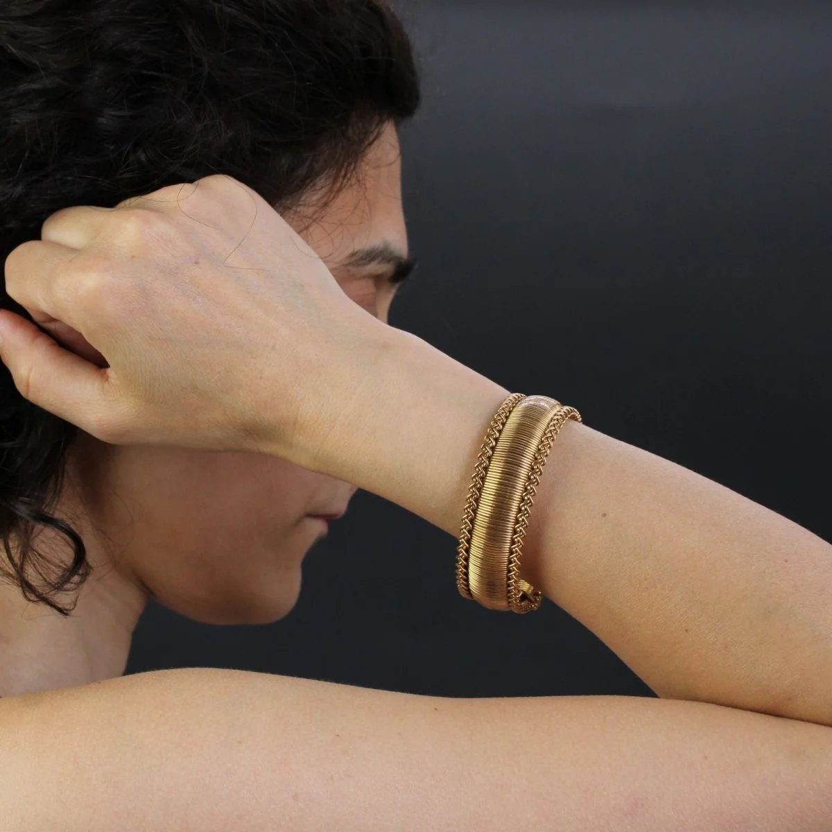 Bracelet Souple en or jaune - Image 2