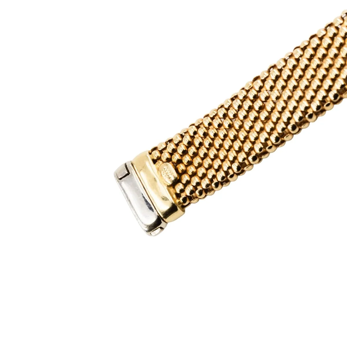 Bracelet Souple en or blanc et or jaune - Image 11