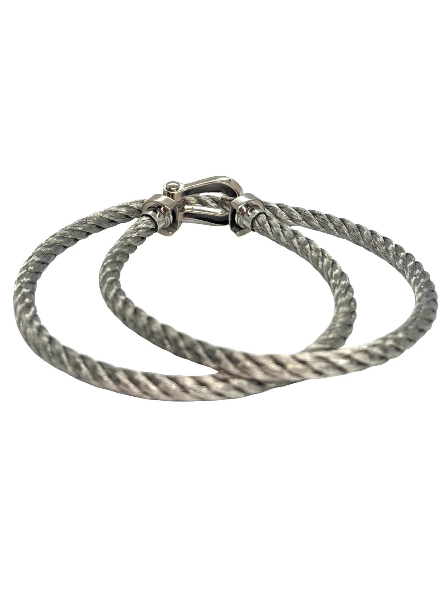 Bracelet Souple FRED "Force 10" en or blanc - Image 2