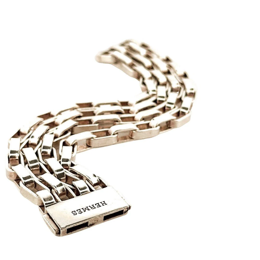 Bracelet Souple HERMÈS en argent