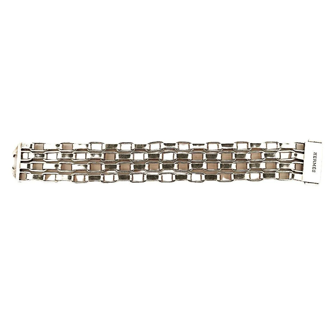Bracelet Souple HERMÈS en argent - Image 2