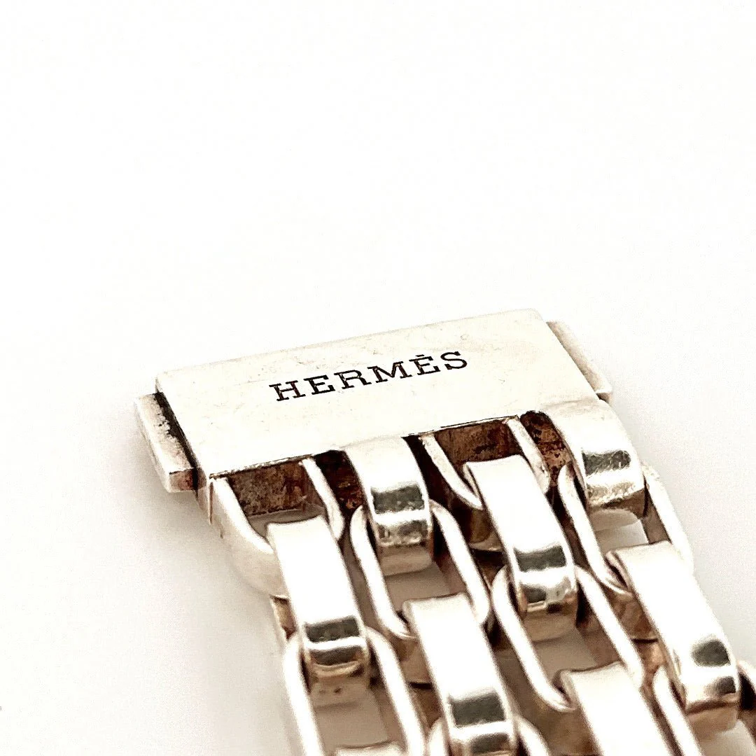 Bracelet Souple HERMÈS en argent - Image 3