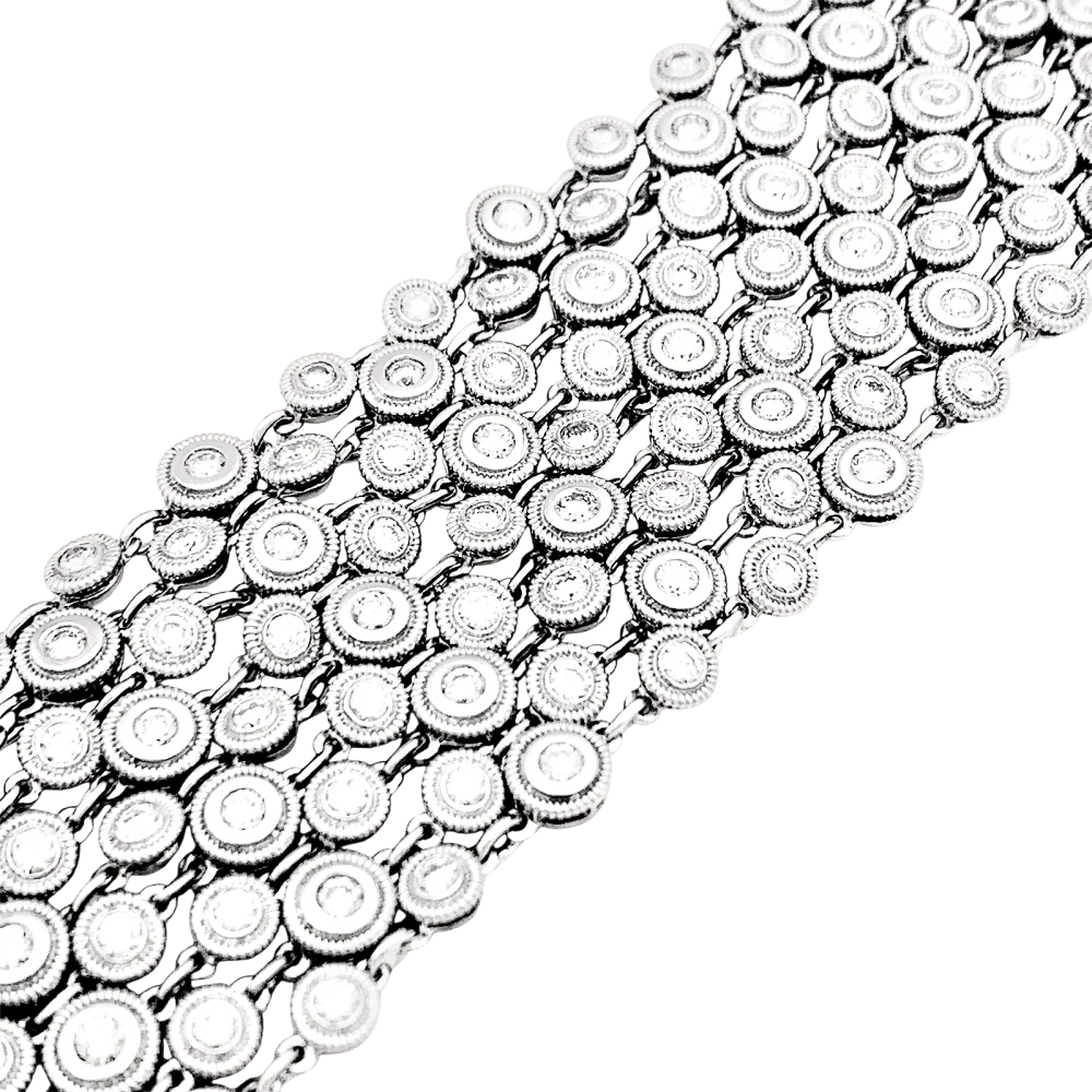 Bracelet Souple en or blanc et diamants - Image 4
