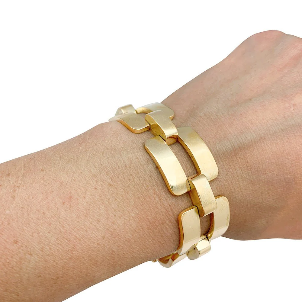 Bracelet Tank en or rose - Image 10