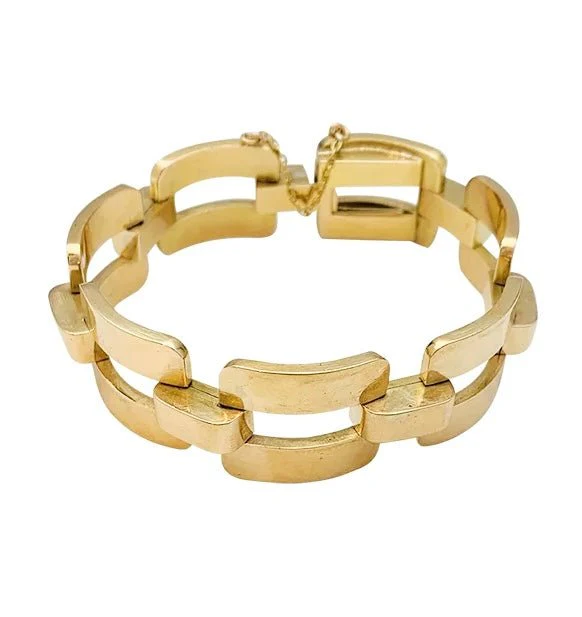 Bracelet Tank en or rose - Image 4