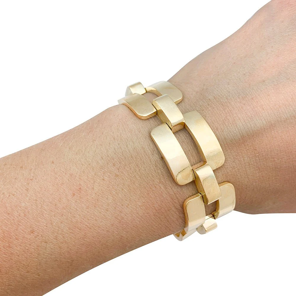 Bracelet Tank en or rose - Image 9
