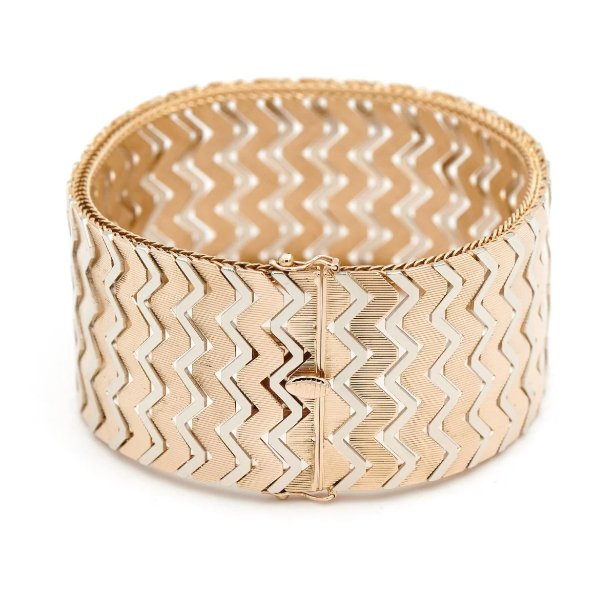 Bracelet Tank Or jaune - Image 6