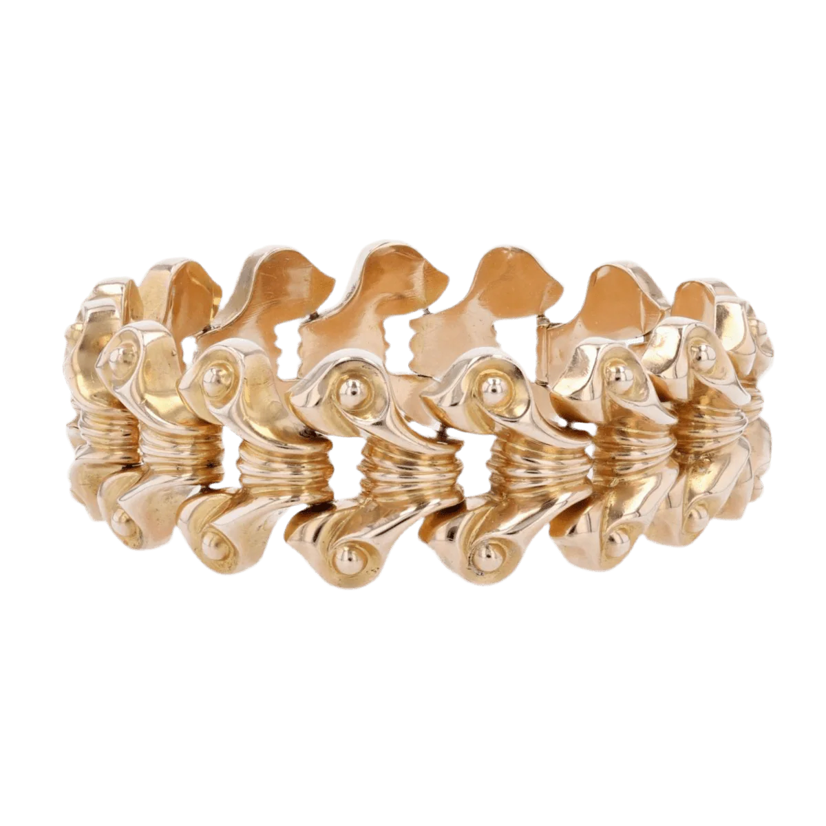 Bracelet Tank en or jaune