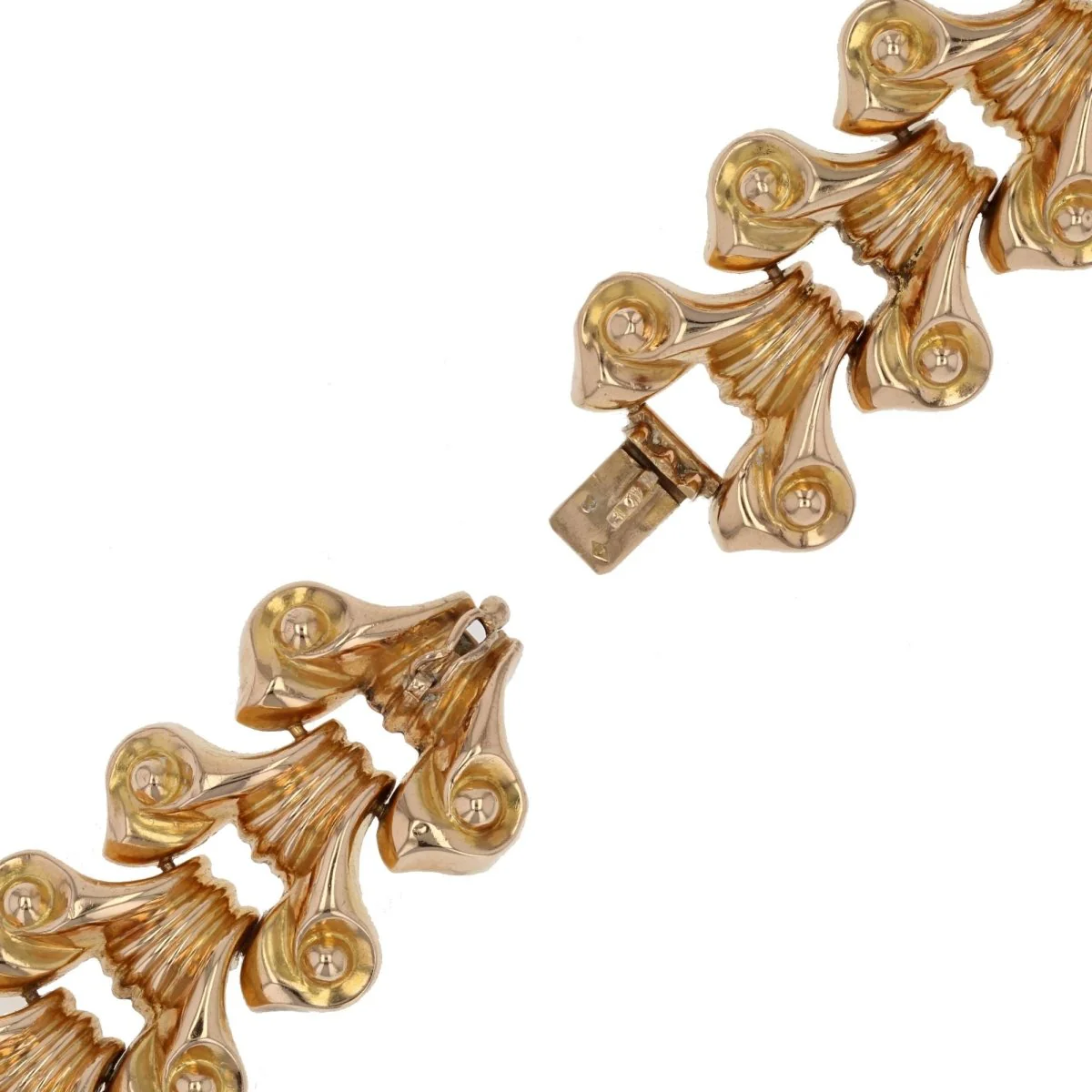Bracelet Tank en or jaune - Image 5